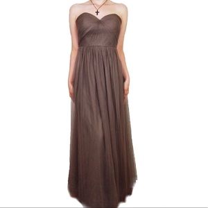 Brown Fairy Grunge Long Maxi Dress Medium Alt